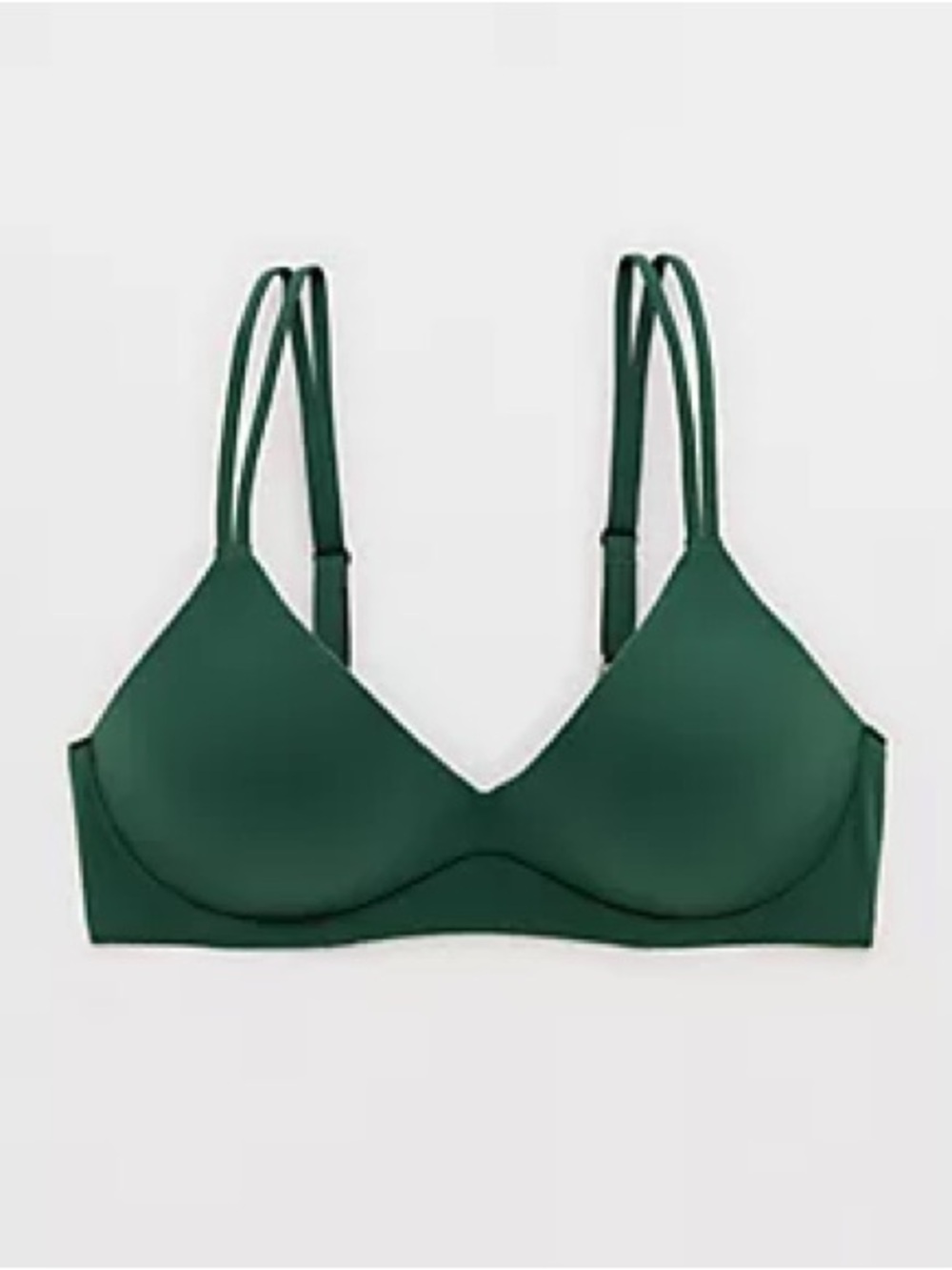 NWT Aerie Sunnie Wireless Push Up bra, 32D, Rugged Green